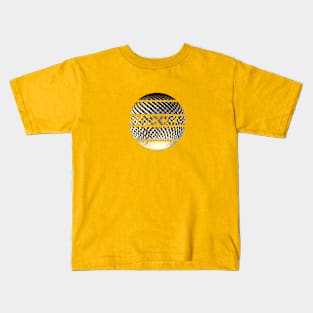 Soccer ball gold Kids T-Shirt